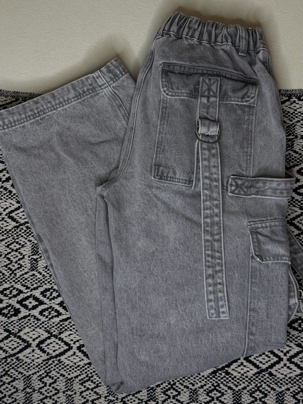 Marshalls Gray Cargo Pants with Utility Pockets